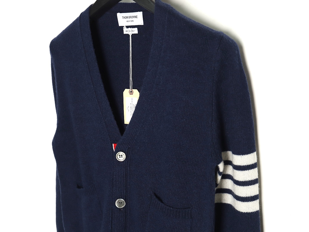 Thom Browne three button Australian wool cardigan TSK4