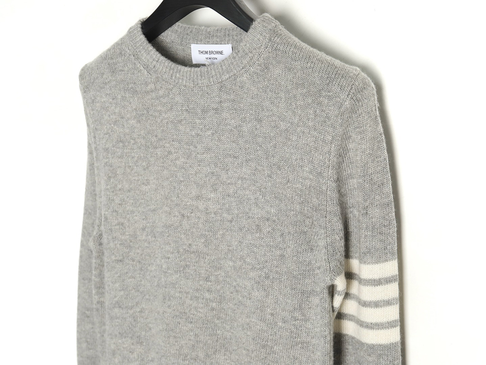 Thom Browne Three Button Australian Wool Crewneck Sweater TSK2