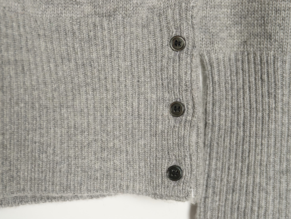 Thom Browne Three Button Australian Wool Crewneck Sweater TSK2