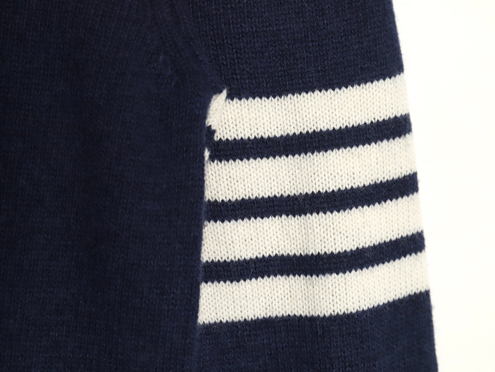 Thom Browne Three Button Australian Wool Crewneck Sweater TSK4