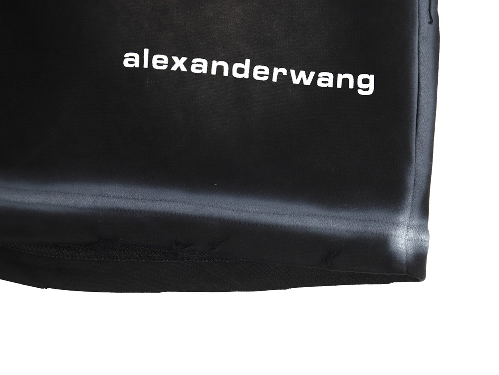 Alexander Wang washed print shorts