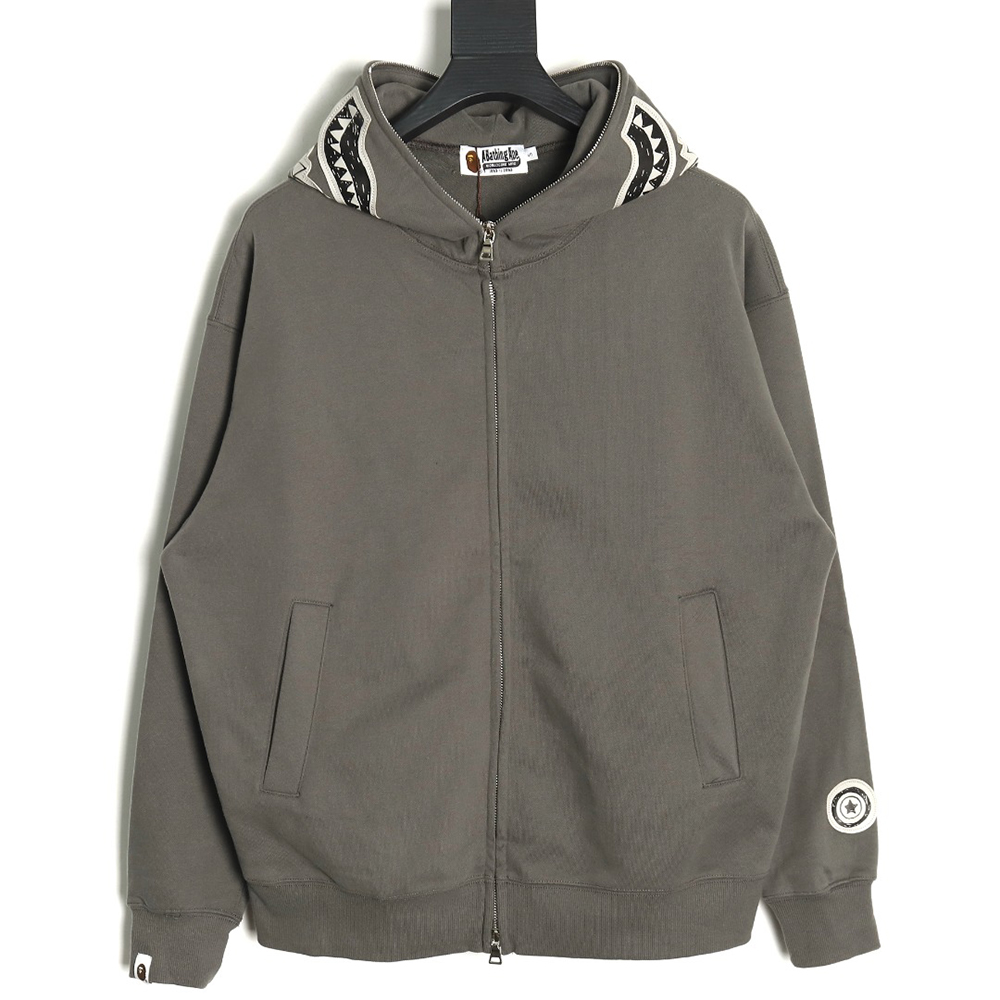 Bape Shark Head Hooded Zip-Up Jacket