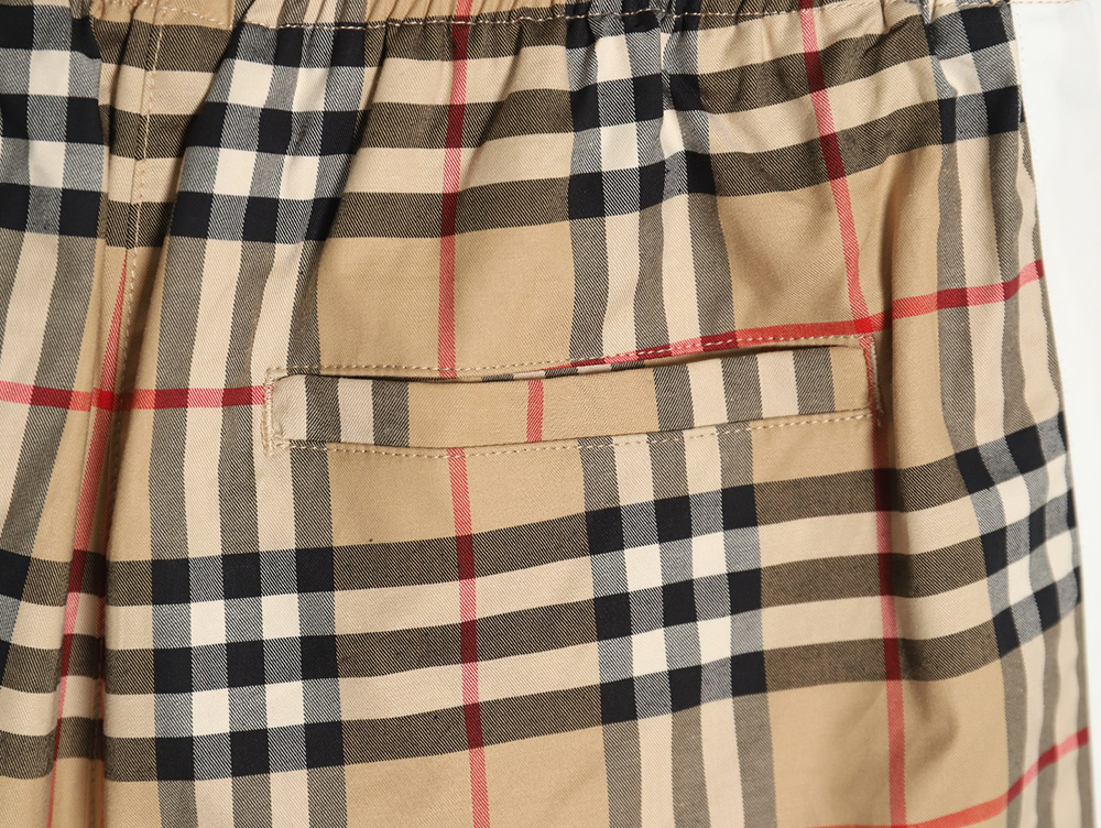 Burberry Classic White Ribbon Check Shorts