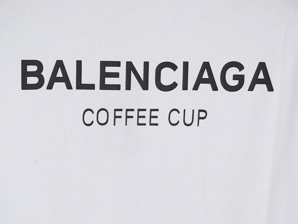 Balenciaga Drink Cup Printed Short Sleeve