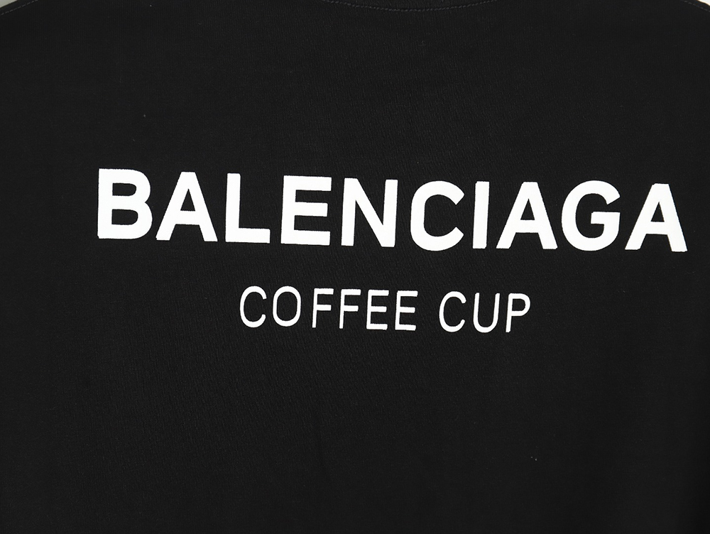 Balenciaga Drink Cup Printed Short Sleeve TSK1