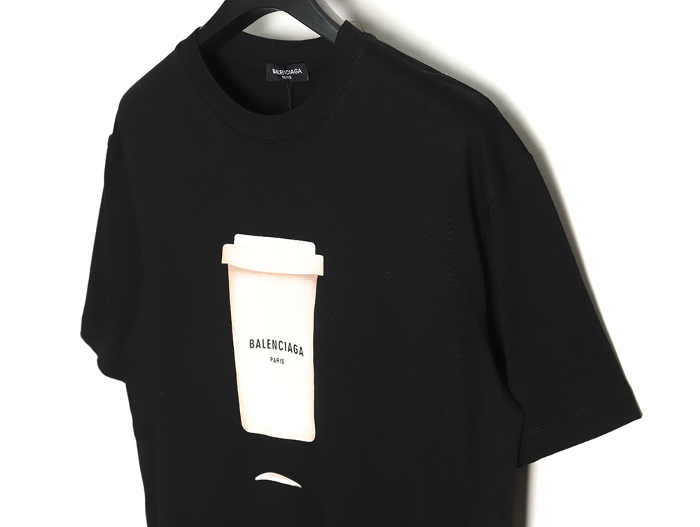 Balenciaga Drink Cup Printed Short Sleeve TSK1