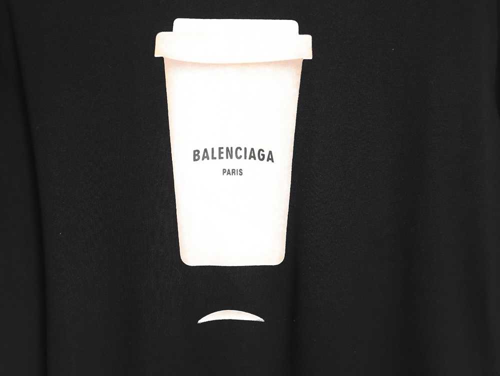 Balenciaga Drink Cup Printed Short Sleeve TSK1