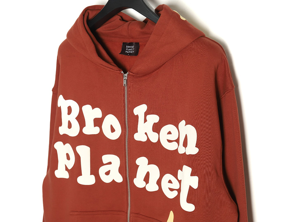 Broken Planet Market Star Hooded Zip-Up Jacket