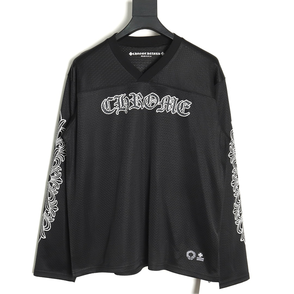 Chrome Hearts Sanskrit Mesh Hockey Jersey Long Sleeve