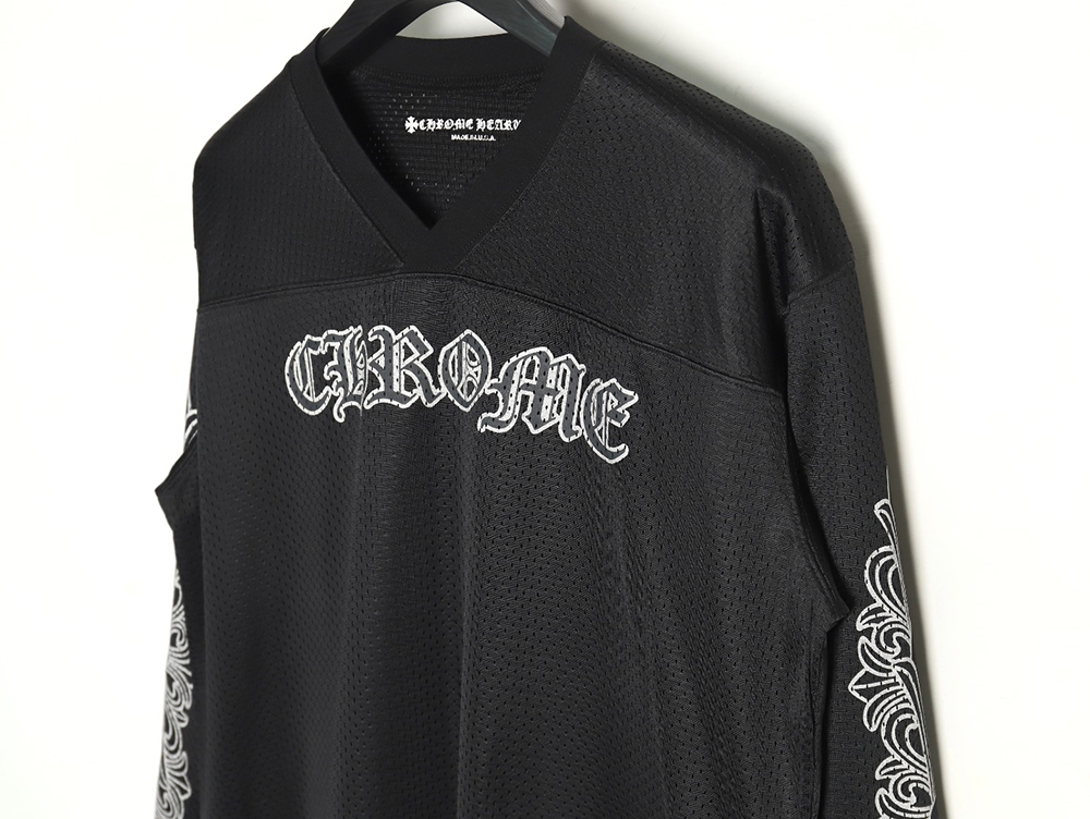 Chrome Hearts Sanskrit Mesh Hockey Jersey Long Sleeve