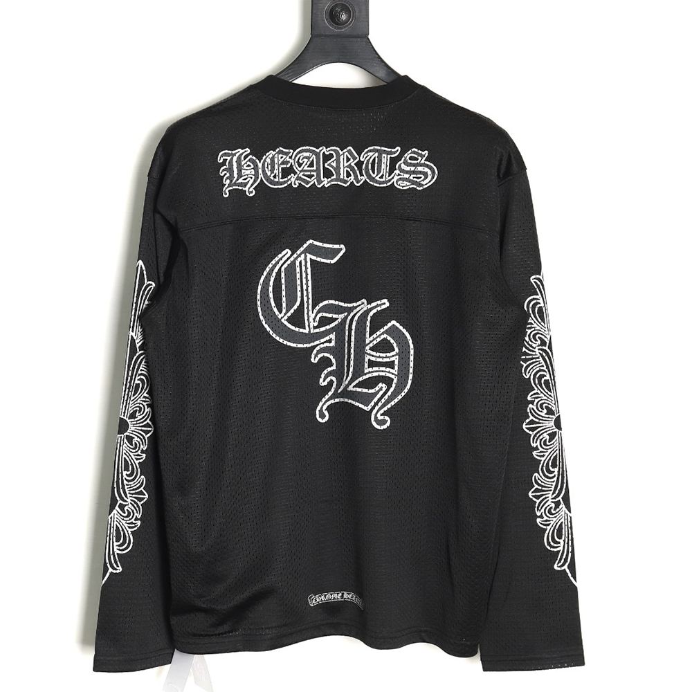 Chrome Hearts Sanskrit Mesh Hockey Jersey Long Sleeve