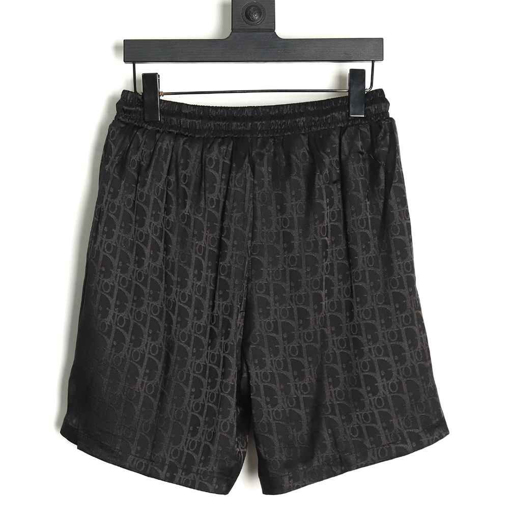 Dior old flower pattern jacquard beach shorts