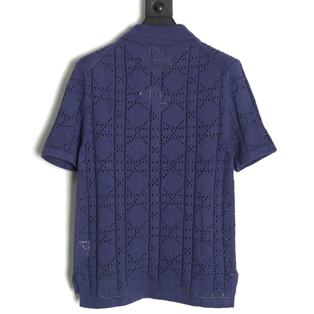 Dior openwork knit short-sleeved cardigan TSK1