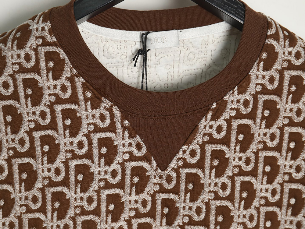 Dior all over print monogram jacquard short sleeves