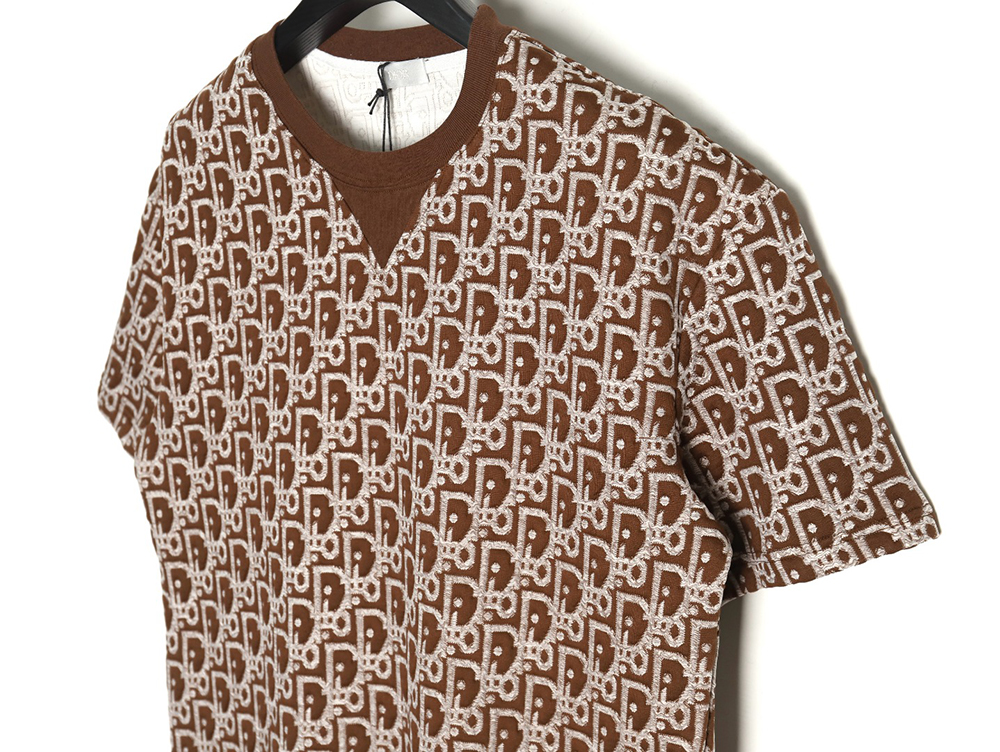 Dior all over print monogram jacquard short sleeves