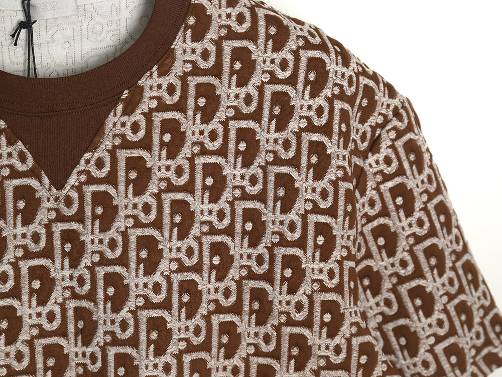 Dior all over print monogram jacquard short sleeves