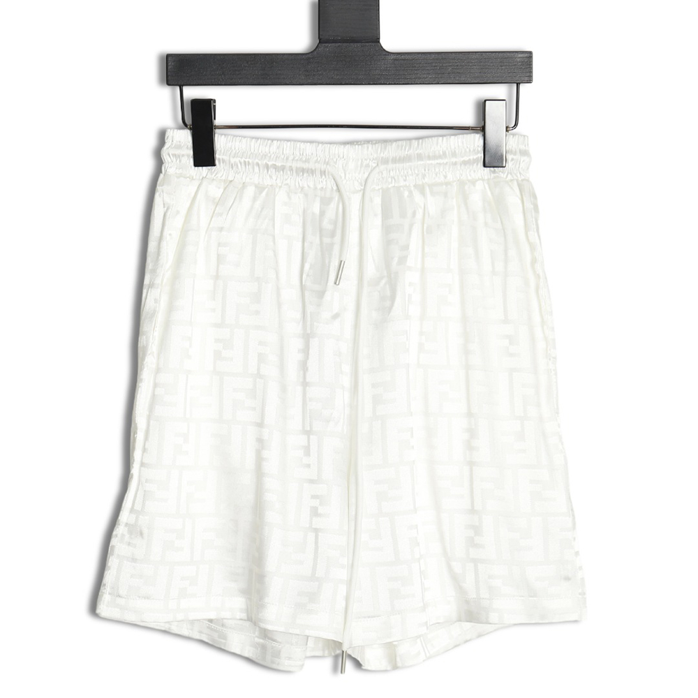 Fendi FF obscure jacquard beach shorts