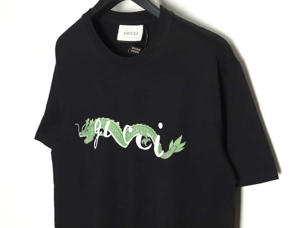 Gucci dragon print short sleeve TSK1