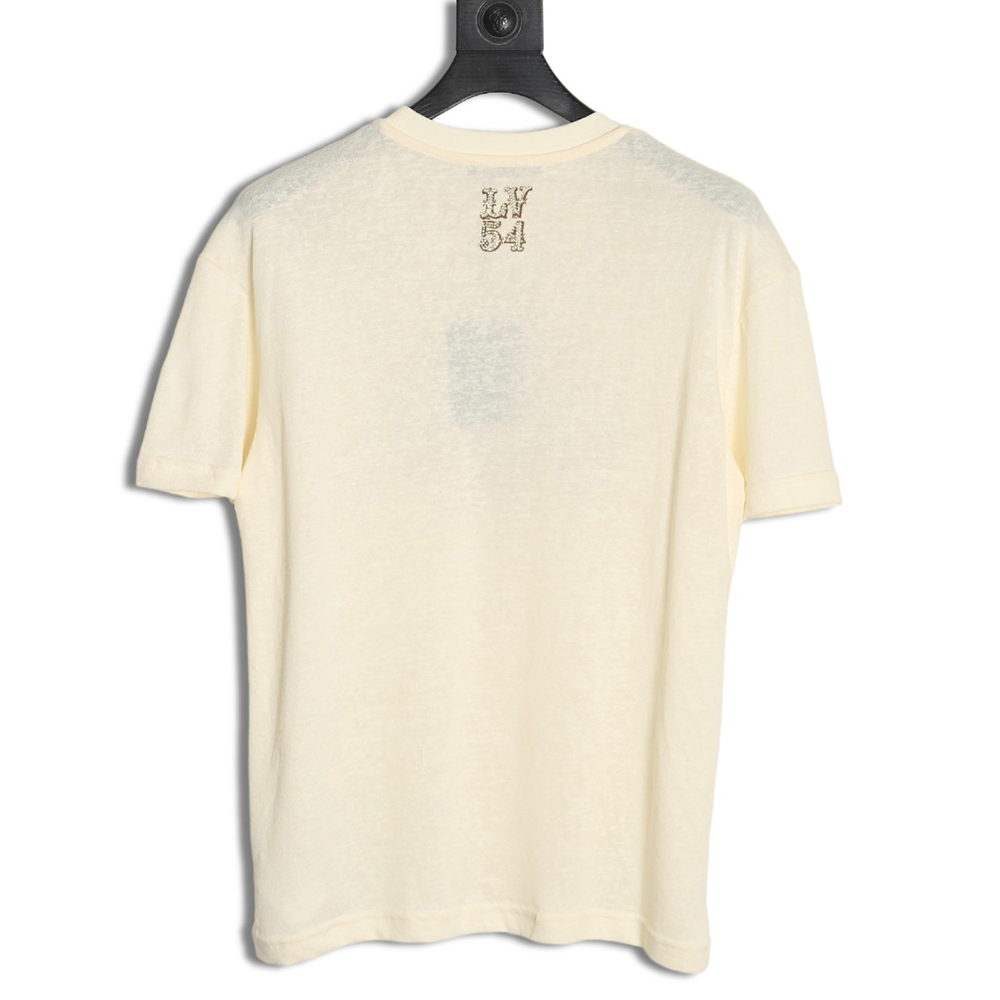 Louis Vuitton Linen Cotton Cloud Short Sleeve T-Shirt