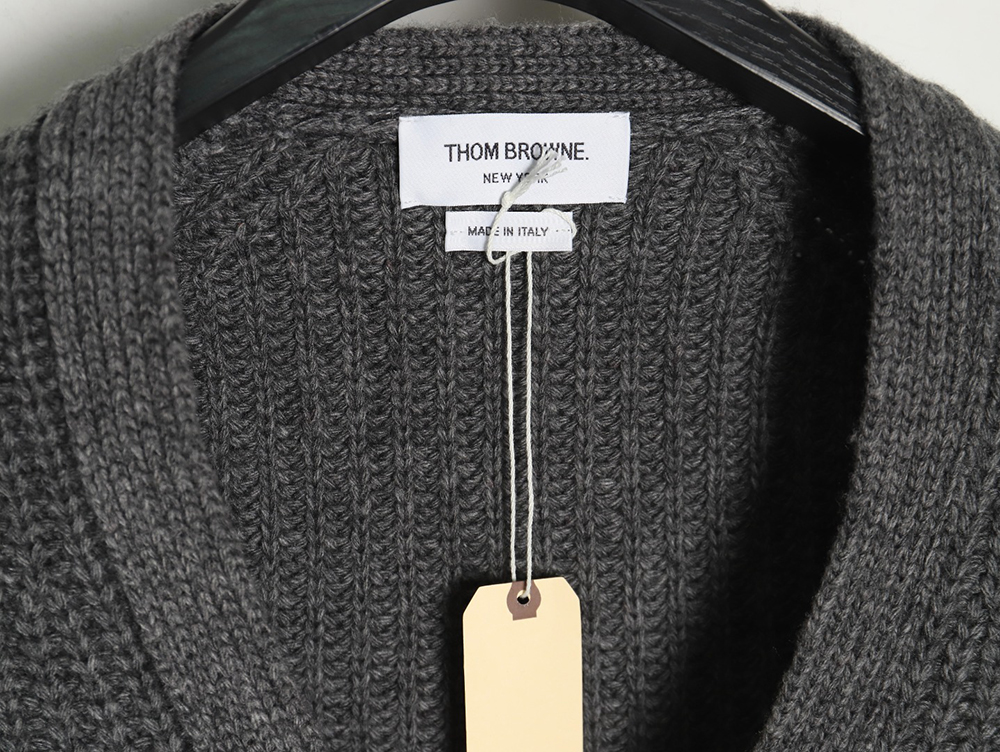 Thom Browne Thickened Yuanbao Needle Cardigan TSK1