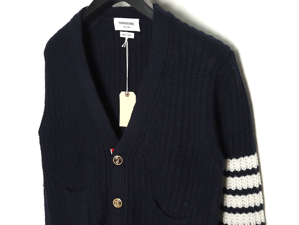 Thom Browne Thickened Yuanbao Needle Cardigan TSK2