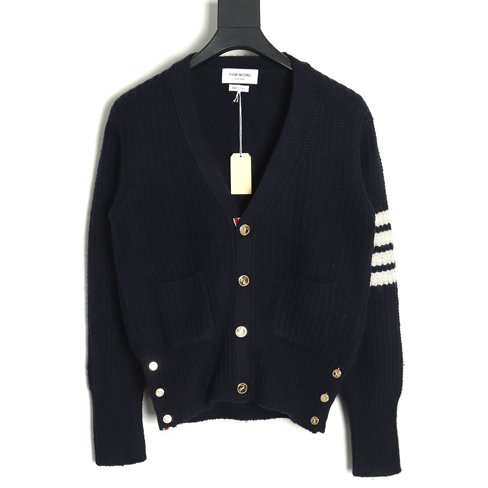 Thom Browne Thickened Yuanbao Needle Cardigan TSK2