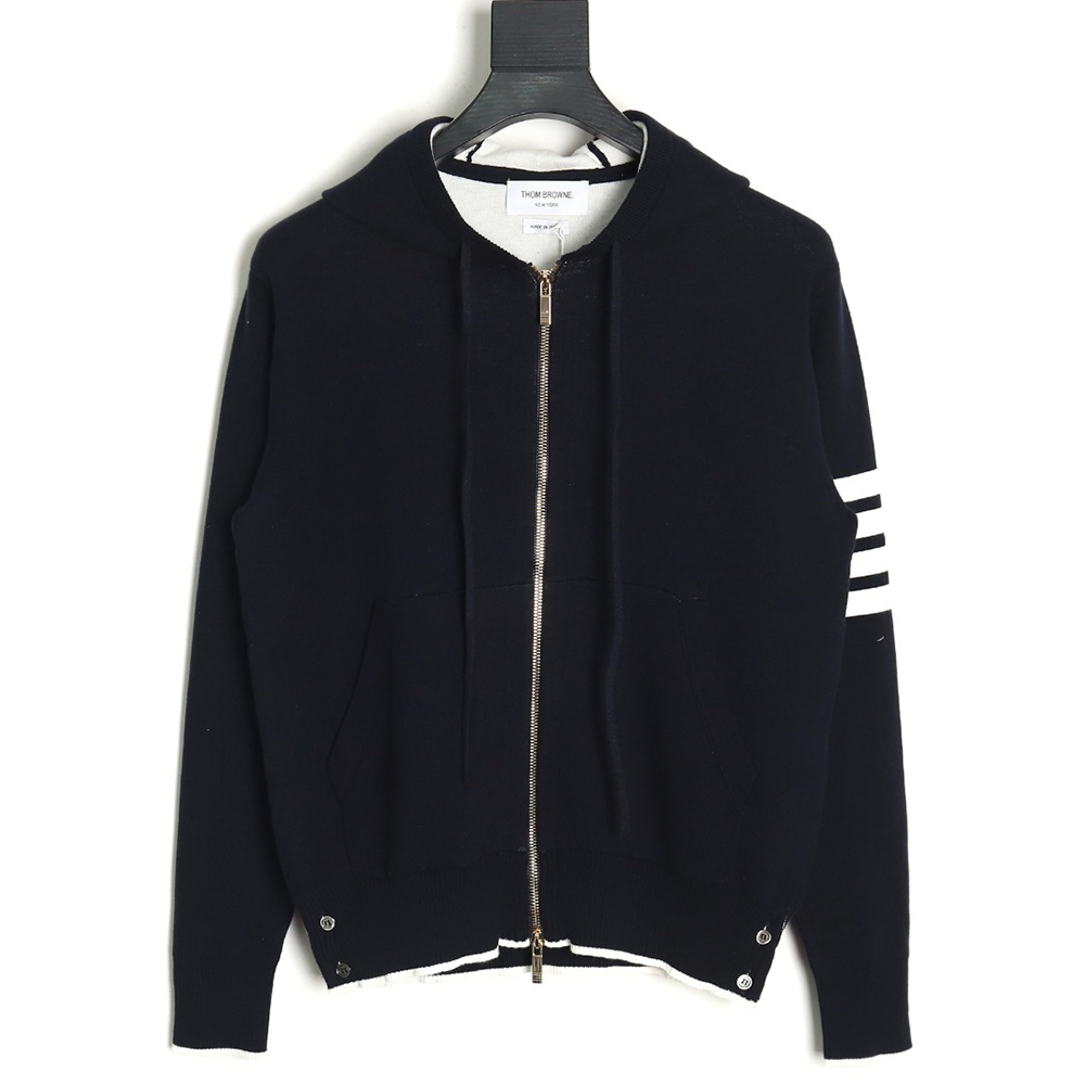 Thom Browne Submarine Knit Hooded Jacket TSK1