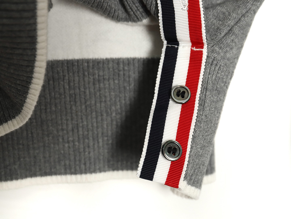 Thom Browne Submarine Jacquard Crew Neck Sweater