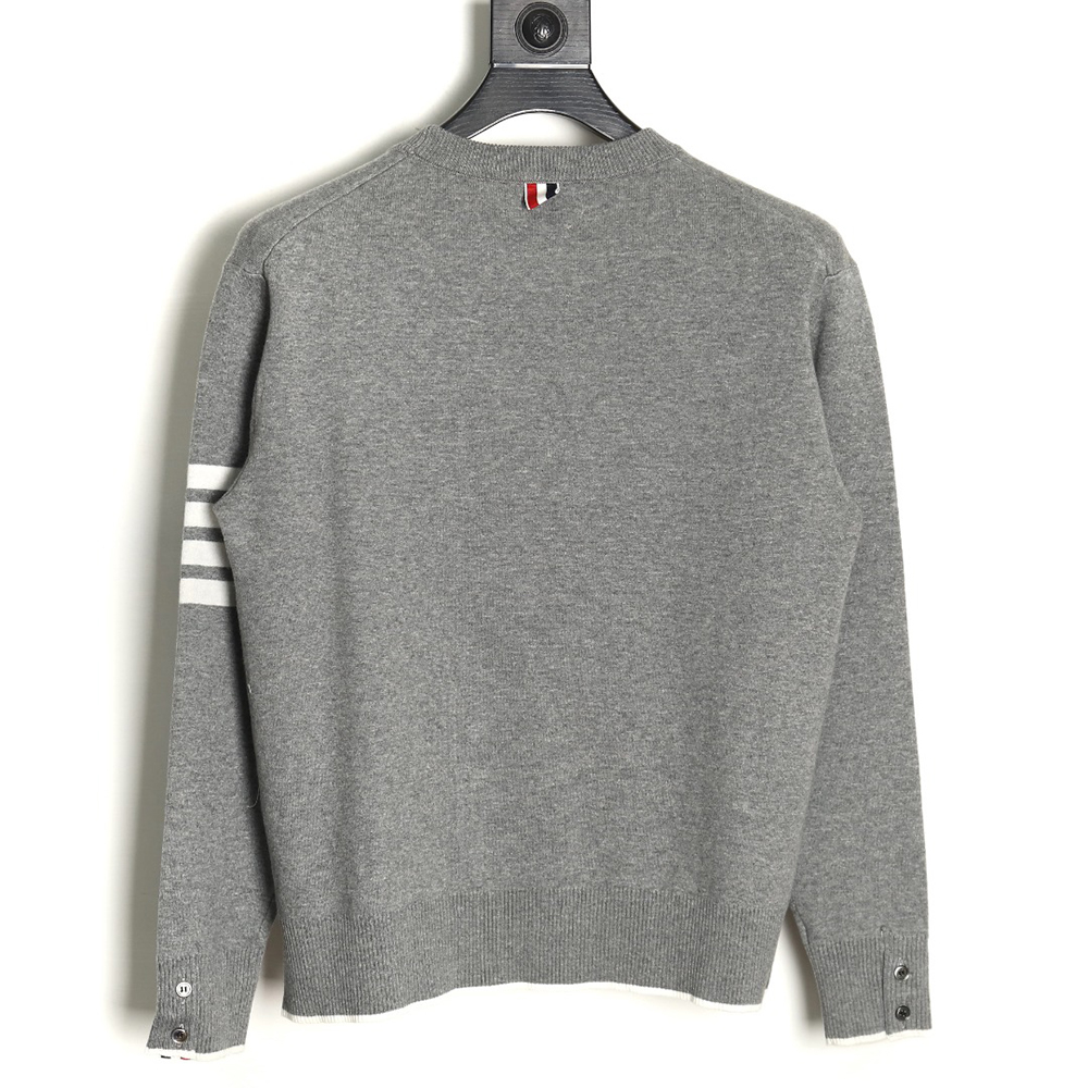 Thom Browne Submarine Jacquard Crew Neck Sweater