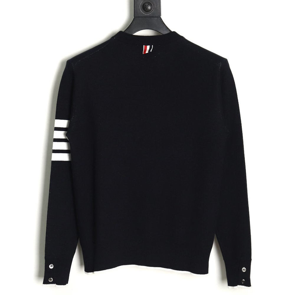 Thom Browne Submarine Jacquard Crew Neck Sweater TSK1