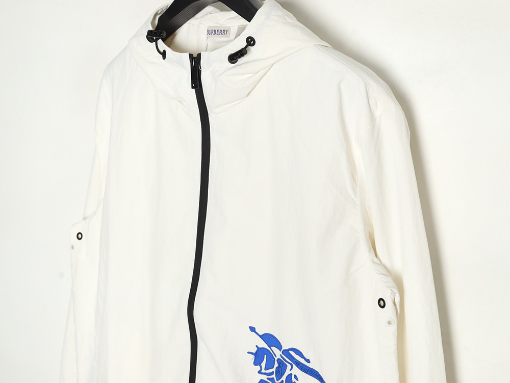 Burberry Woven Horse Zip-Up Jacket