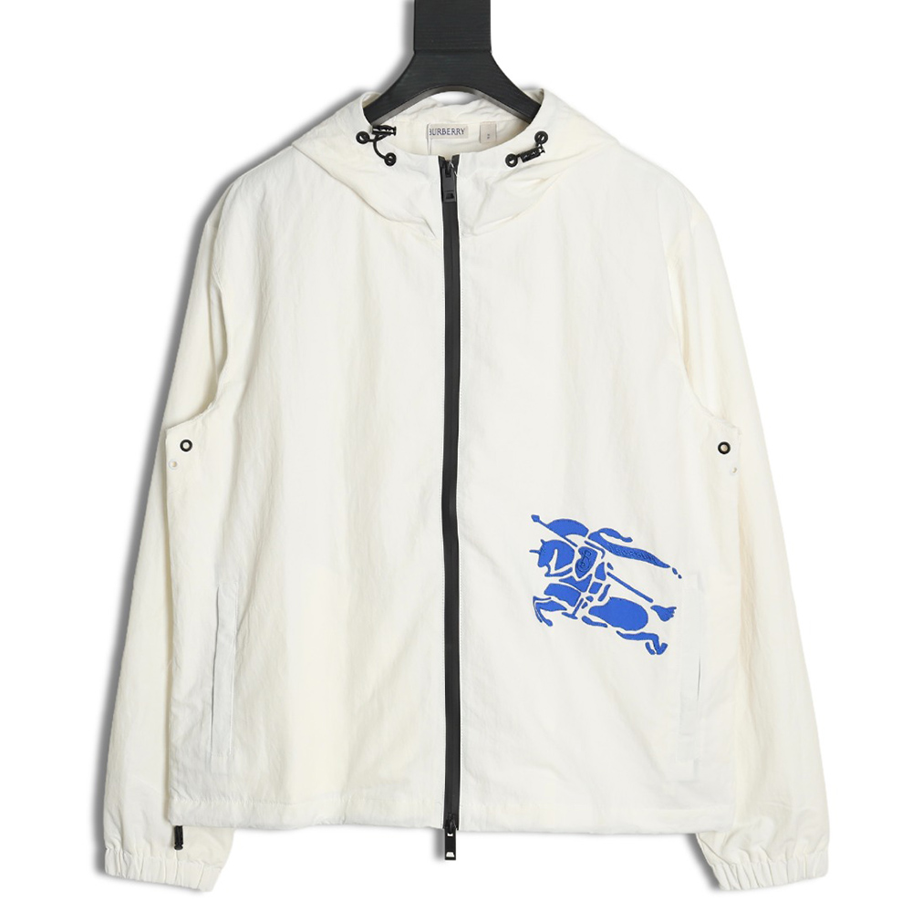 Burberry Woven Horse Zip-Up Jacket