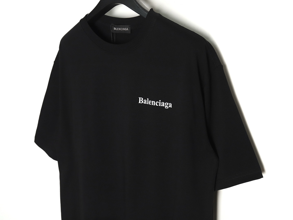 Balenciaga lettering print short sleeves TSK1