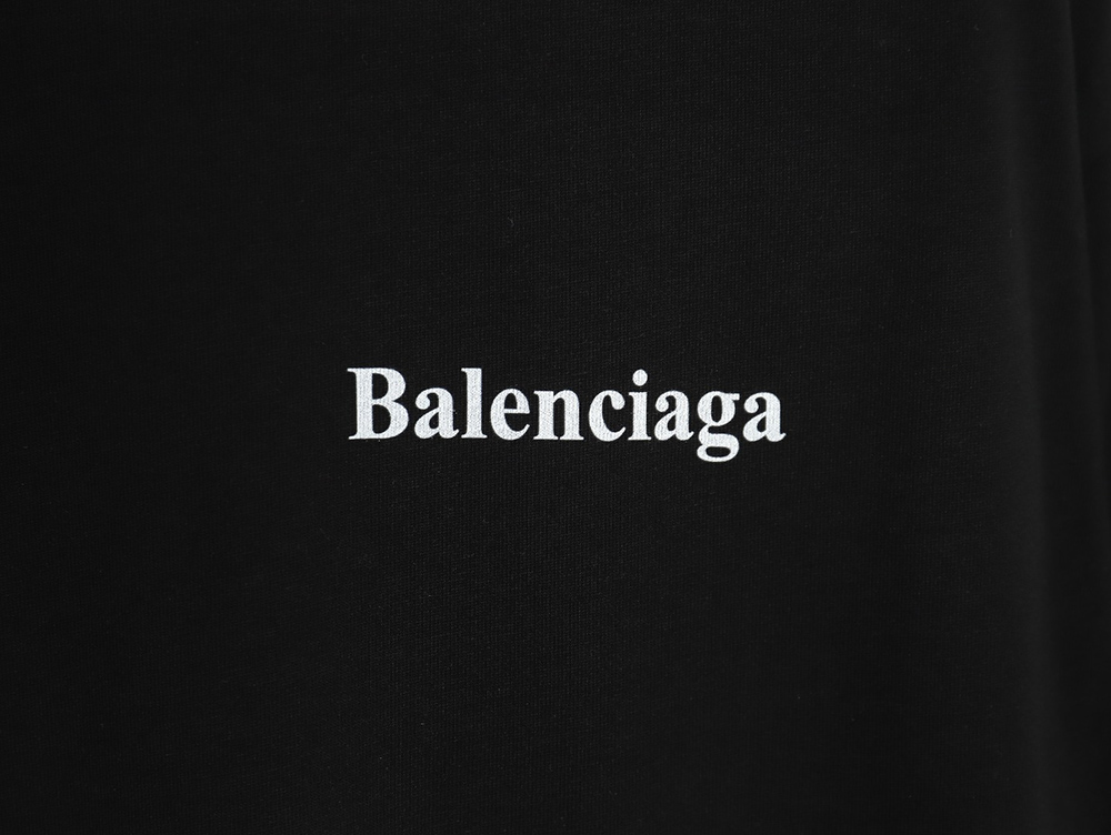 Balenciaga lettering print short sleeves TSK1