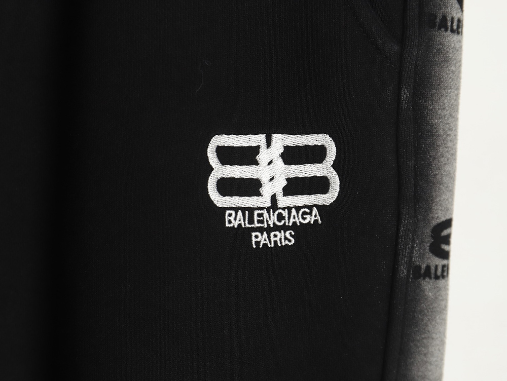 Balenciaga washed lock embroidered trousers