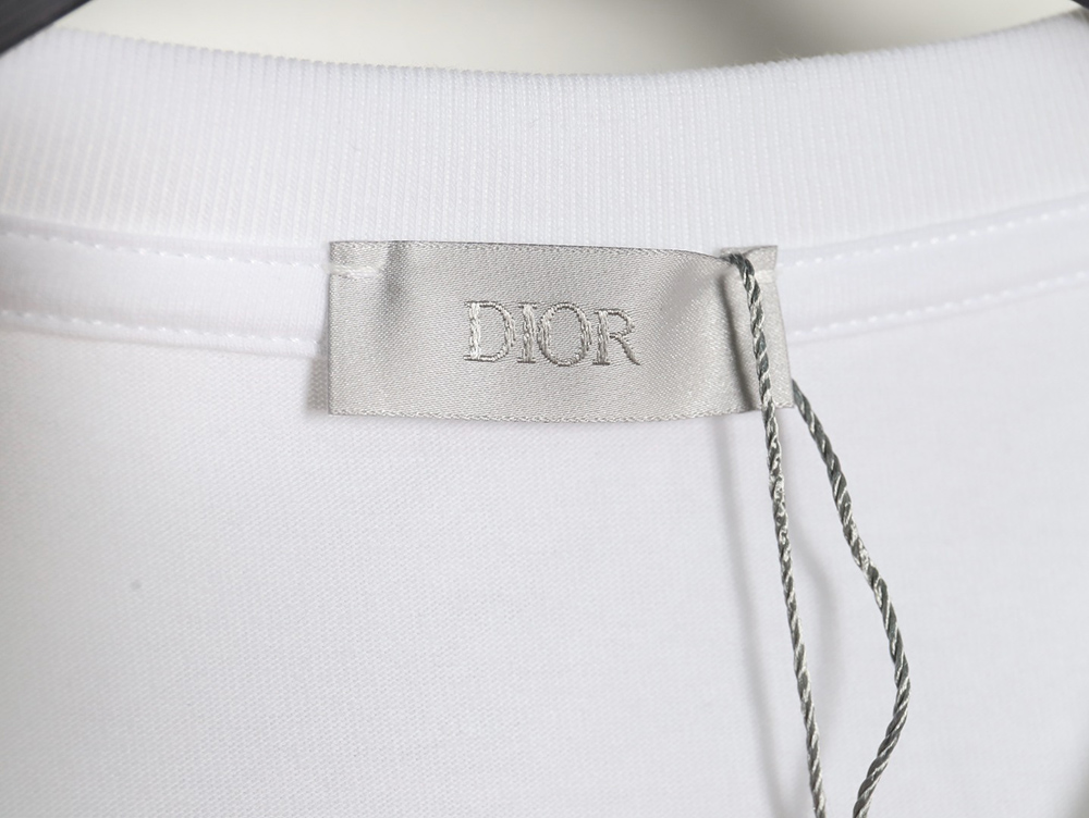 Dior Dragon Print Lettering Short Sleeve T-Shirt