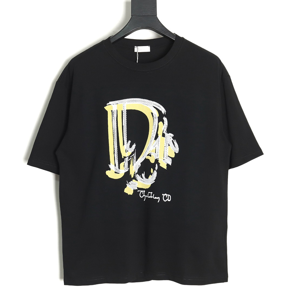 Dior letter print crew neck short sleeves TSK1