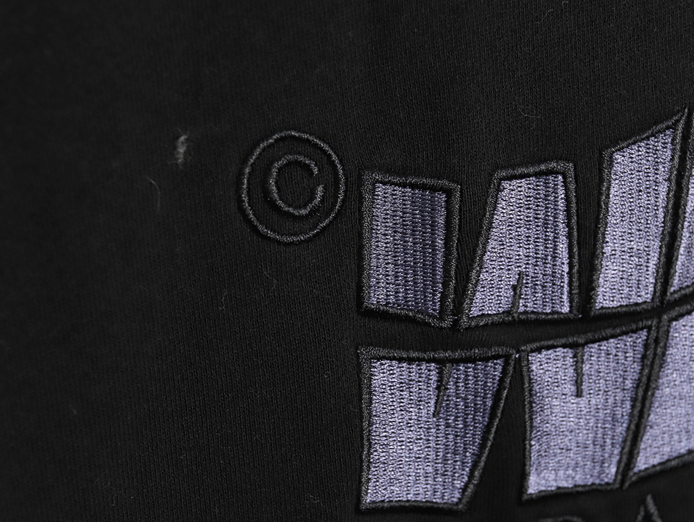 Far archive wave embroidered hoodie