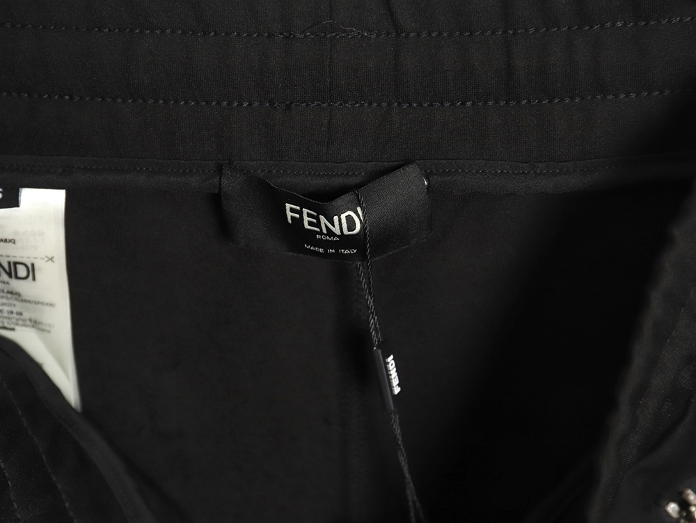 Fendi Side Pocket Double F Side Web Trousers