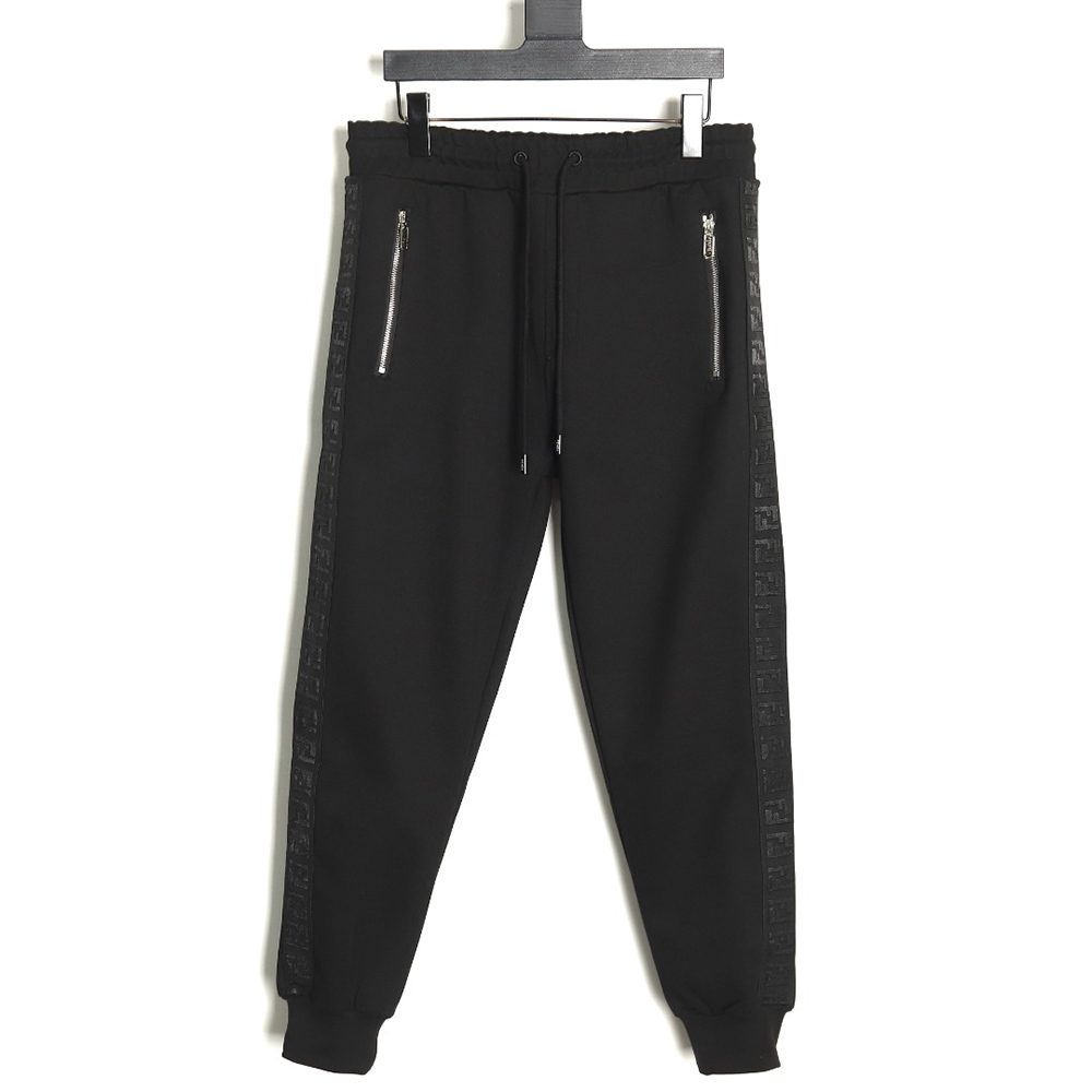 Fendi Side Pocket Double F Side Web Trousers