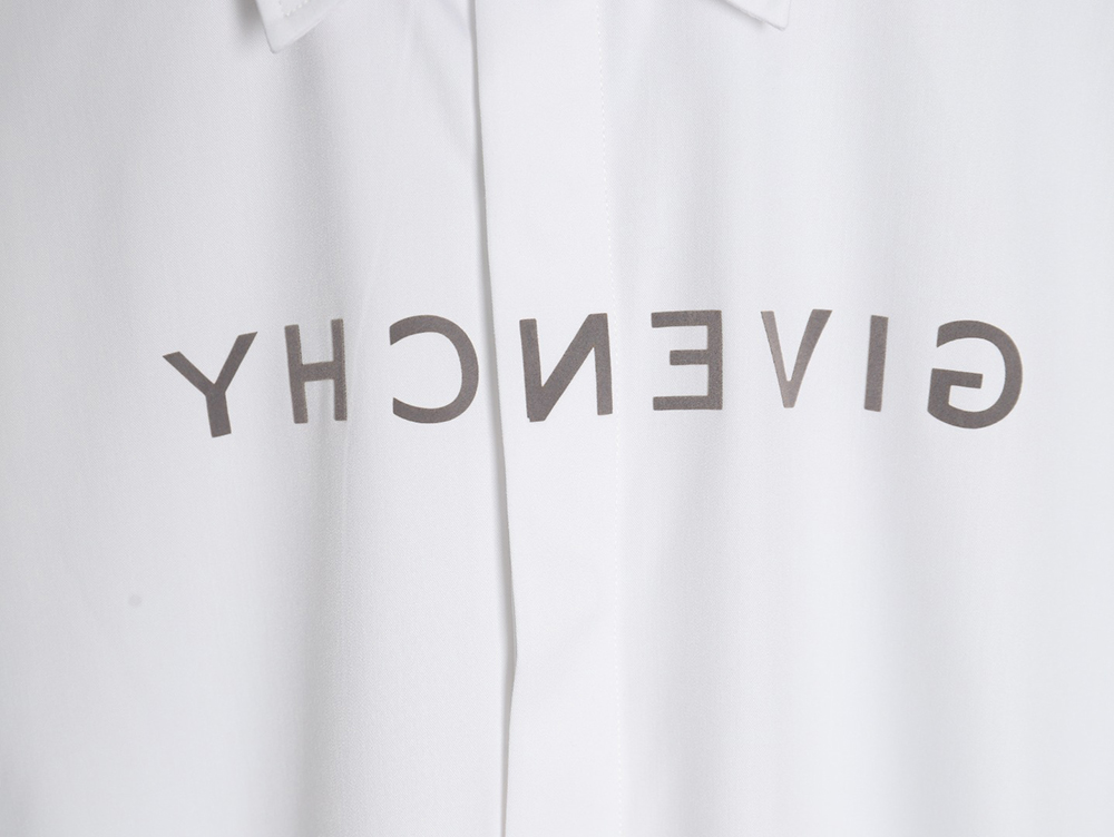 Givenchy flocked letter print shirt