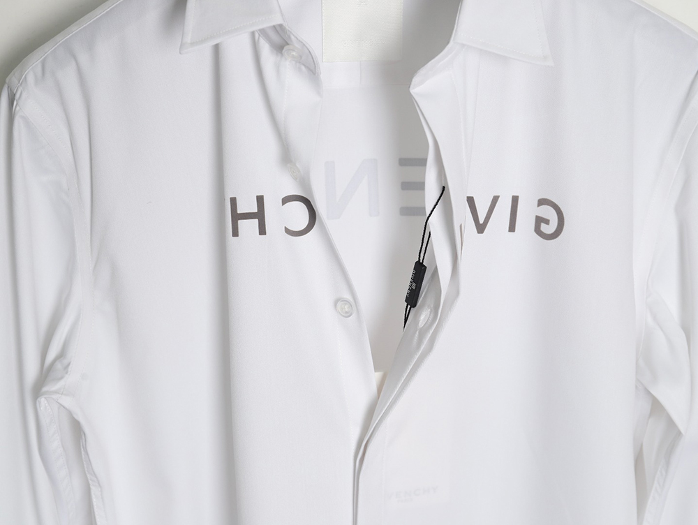 Givenchy flocked letter print shirt