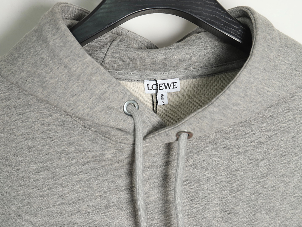 Loewe mushroom lettering embroidered hoodie