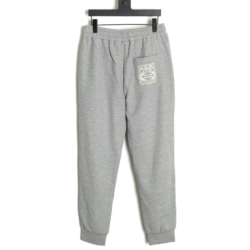 Loewe embroidered logo waffle trousers