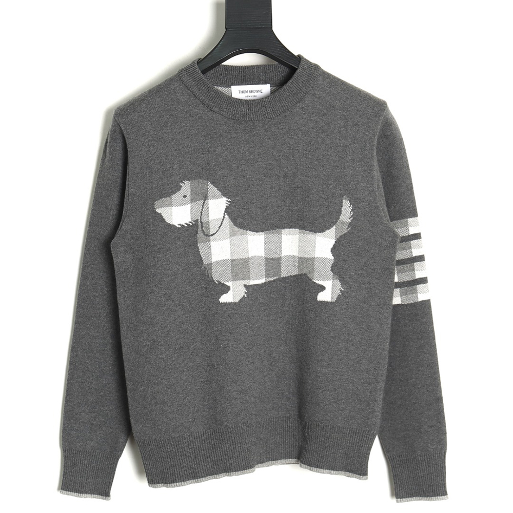 Thom Browne Puppy Crewneck Sweater TSK1