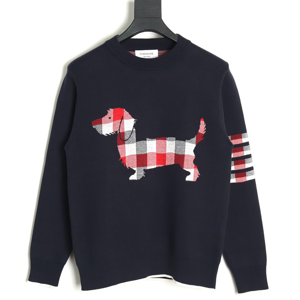 Thom Browne Puppy Crewneck Sweater TSK2