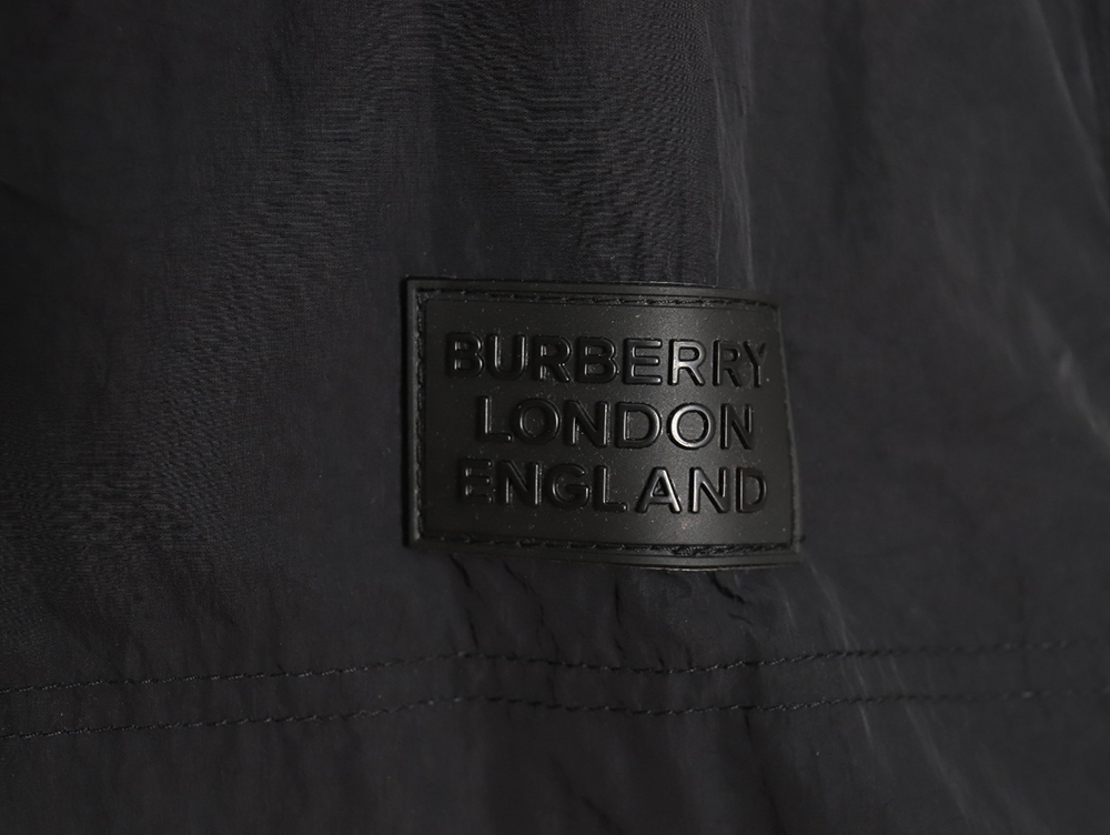 Burberry checked jacket with chest logo lining