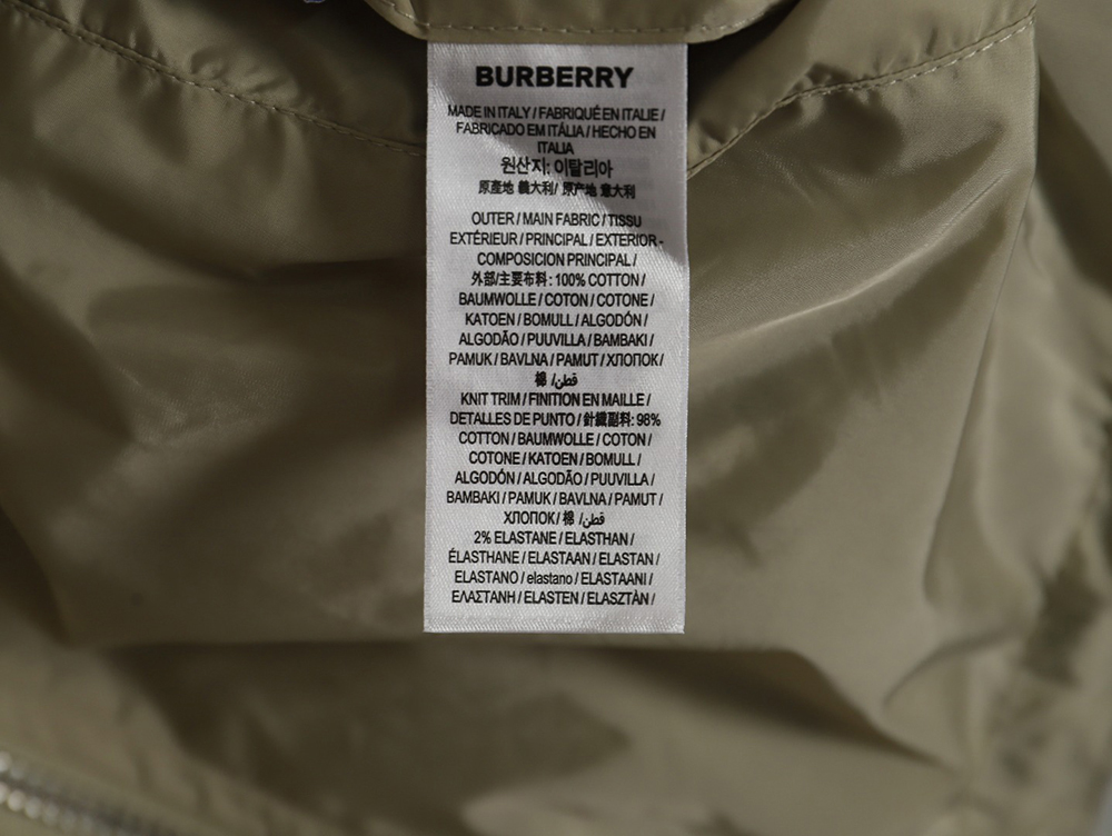 Burberry Check Double Face Jacket