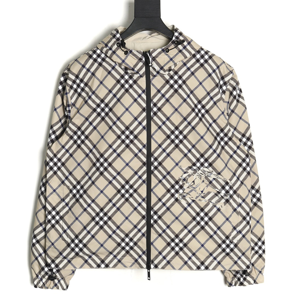 Burberry Check Warhorse Double Face Jacket