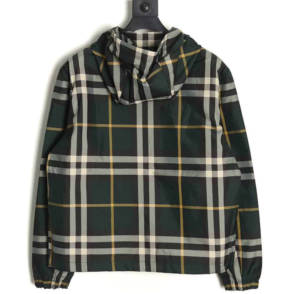 Burberry Check Horse Zip-Up Jacket